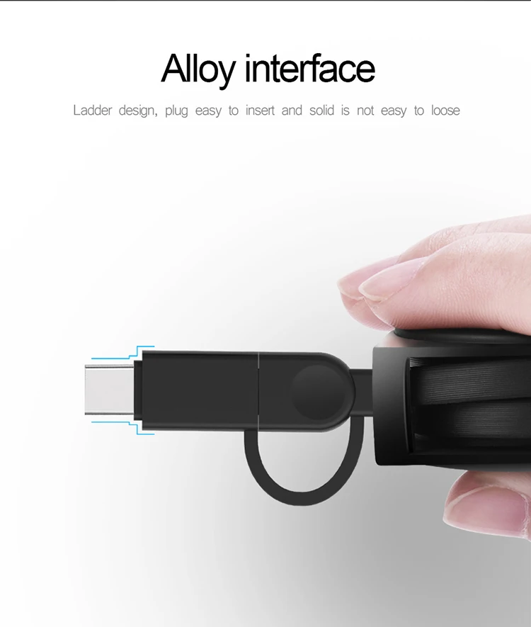 2 в 1 Тип c& все микро-usb для устройств на аndroid синхронизации Зарядное устройство кабель для samsung s9 plus для xiaomi 6x huawei p20 lite Тип c выдвижной кабель