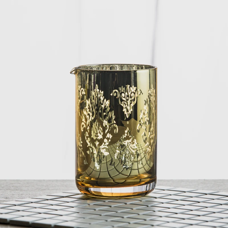 

Хрустальная стеклянная чашка для смешивания, стеклянная чашка для смешивания-миксер, бармен, Коктейльные виски, 500 мл