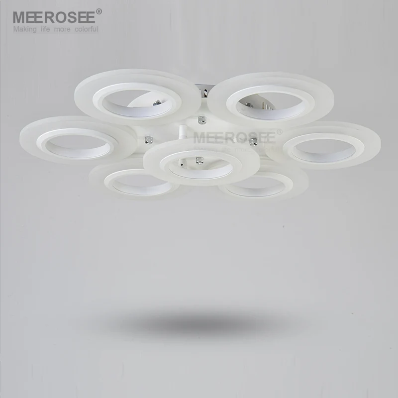 Светодиодный потолочный светильник акриловый белый светодиодный|light magenta|ring