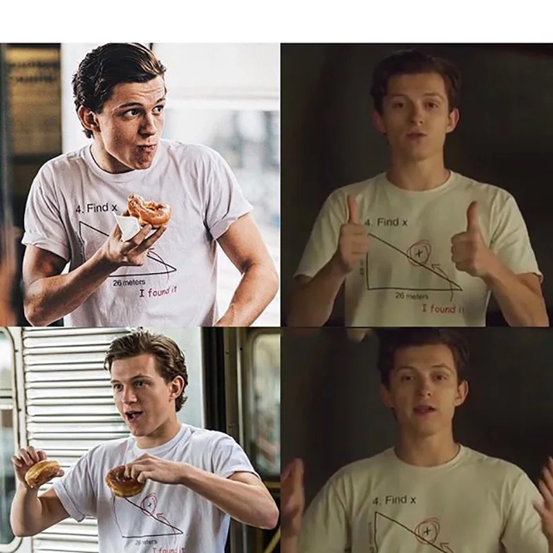 

TOPESKO Far From Home Homecoming Find X T-Shirts Men Women Tom Holland Tee Unisex Summer Casual Fashion Cotton Tee Streetwear