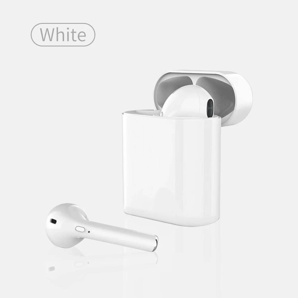 Bluetooth 5,0, беспроводные наушники I20 TWS, Bluetooth гарнитура, портативные стерео наушники-вкладыши, беспроводные наушники с зарядным устройством, микрофон HiFi - Цвет: White