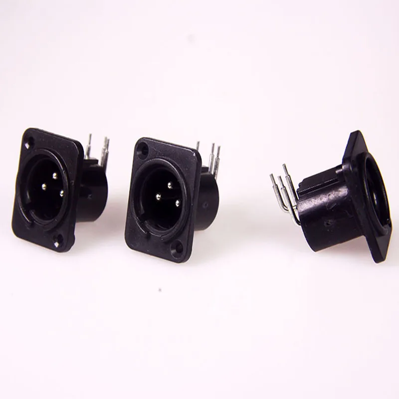 5 шт. 3pin XLR правый угол штекер Панель Крепление разъем | Обустройство дома