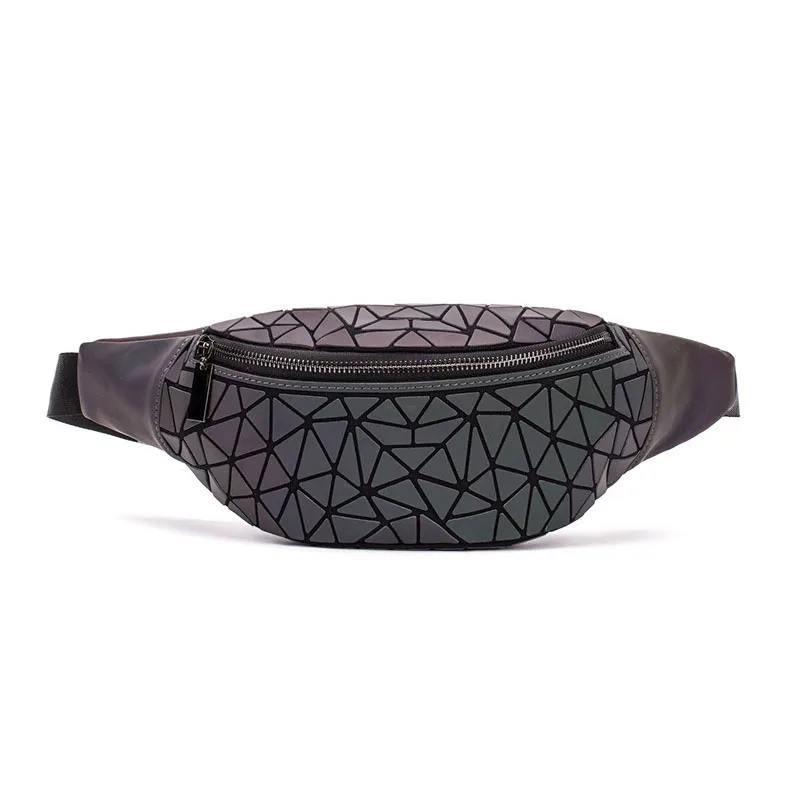 B Waist pack Сумка талии поясная сумка тренд геометрия банановая сумка мужская грудная сумка флуоресцентные бедра сумка сумка - Цвет: B Waist pack