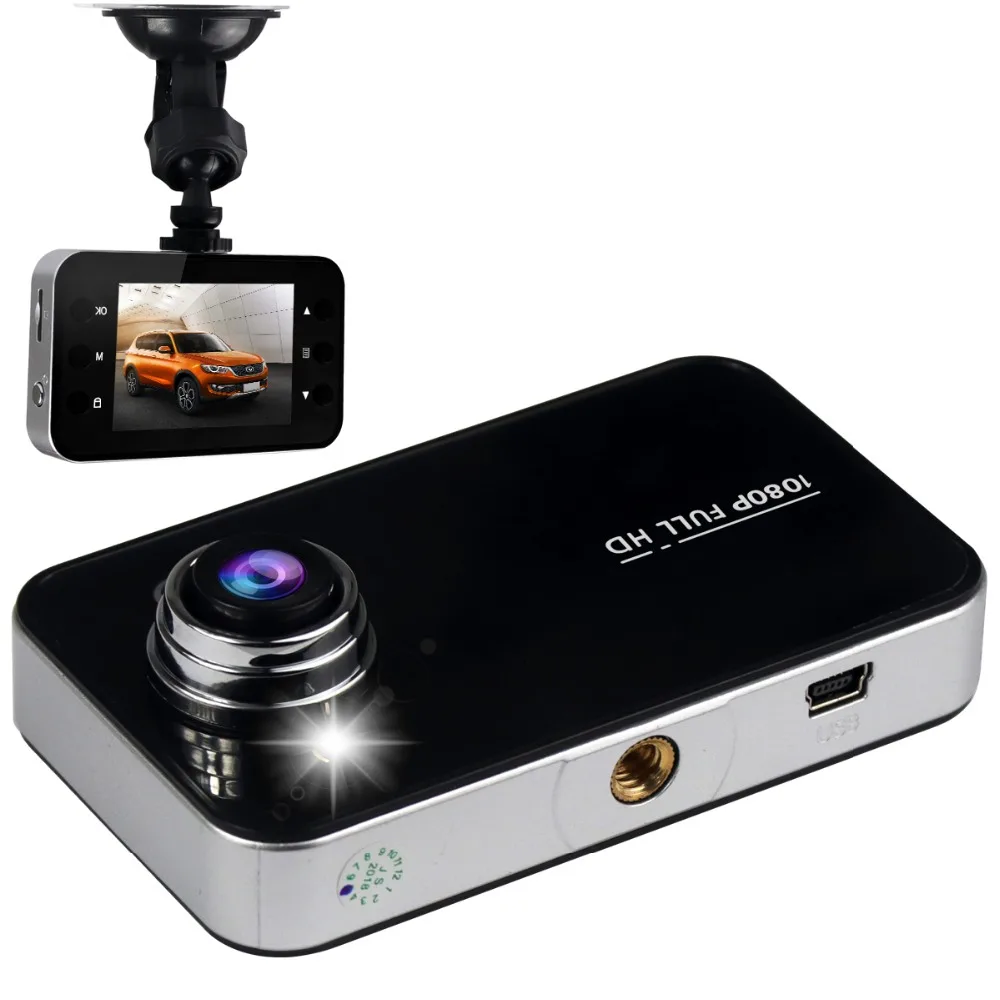 2 6 &quotdashcam full hd 1080 P аварийная блокировка Автомобильный видеорегистратор Камера