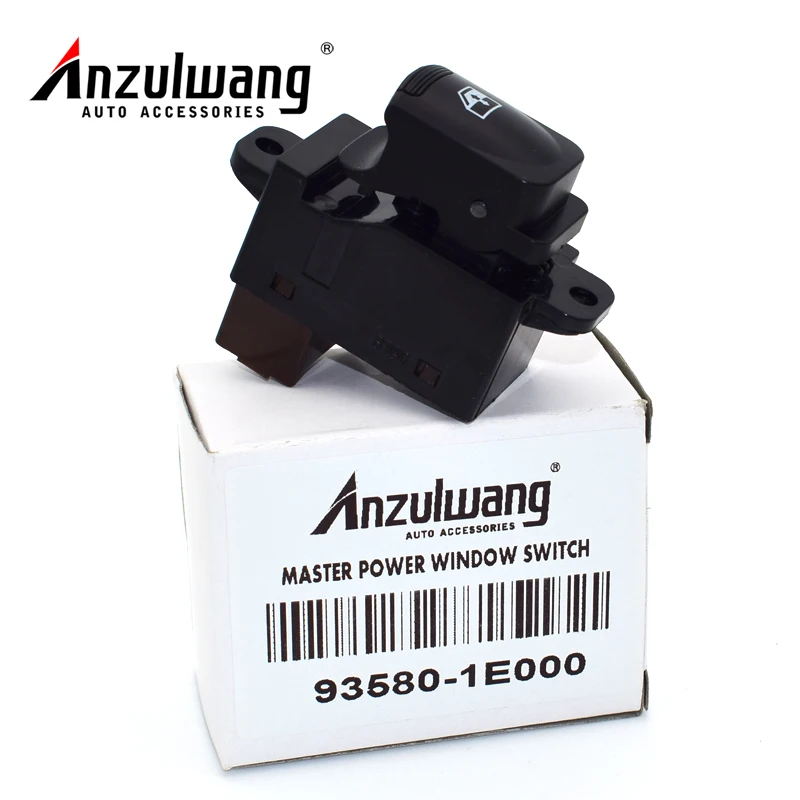 ANZULWANG 93580-1E00 0 переключатель стеклоподъемника для 2007-2010 HYUNDAI Accent | Автомобили и