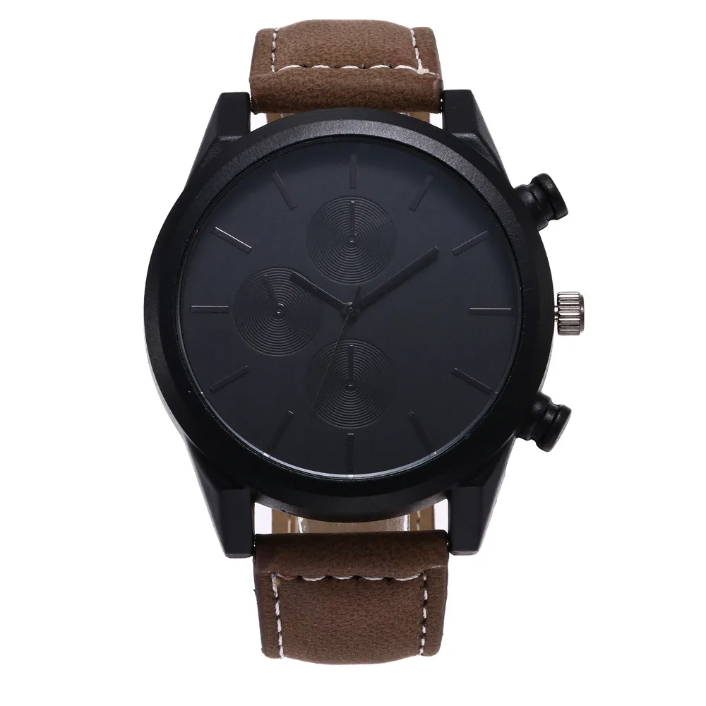 2018 Модные кварцевые часы мужские Роскошные бизнес кожа наручные Hodinky Relogio Masculino