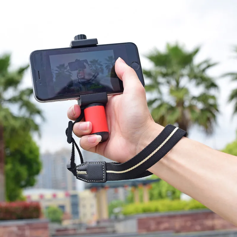 

Photography Handheld Phone Holder Clamp Grip Phone Bracket with Cold Shoe for Video Recording Selfie for Smartphone