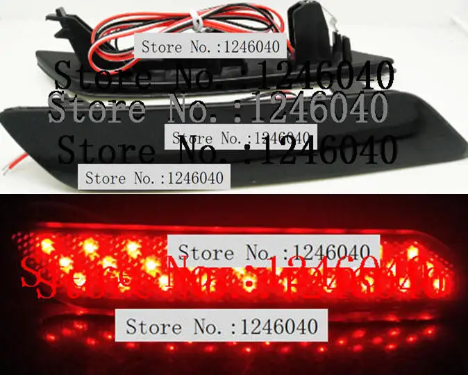 Red/BLACK/White Shell LED Tail Red Rear Bumper Reflector Light Lamp stop fog brake light For Honda CIVIC 2014 2015 | Автомобили и