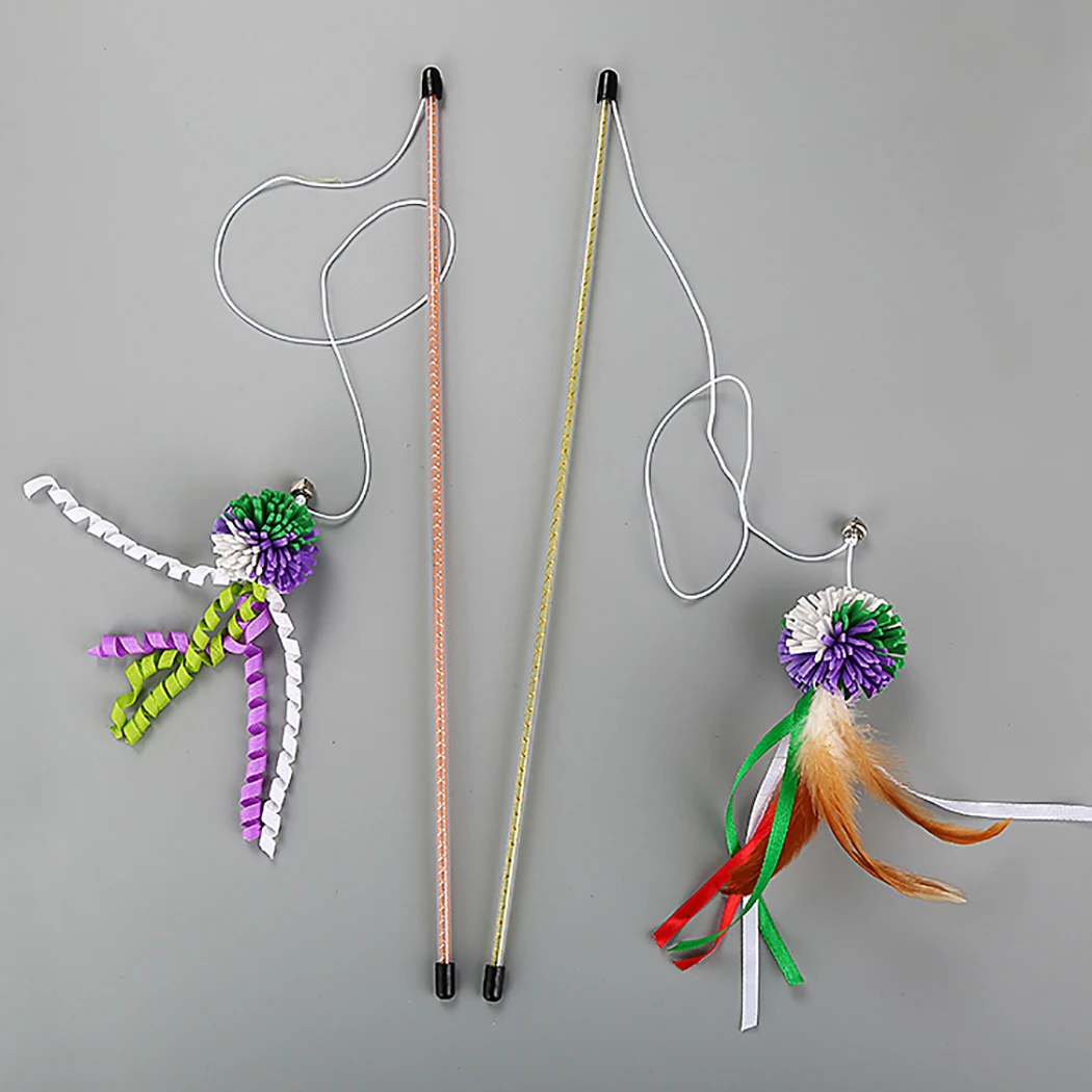 2 шт. кошачья палочка игрушки для кошек забавная креативная игрушка в