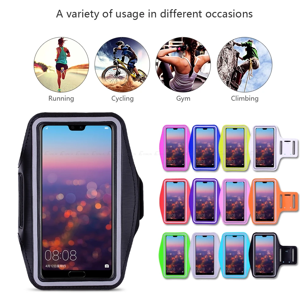Спортивный тренировочный спортивный Чехол-держатель для телефона HuaWei P30 P20 Pro P10 P9 P8 Lite Mini Plus GR5 чехол на руку