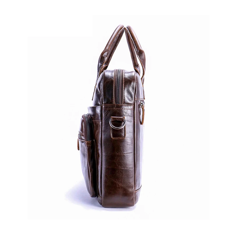 OURONOK европейский стиль Многофункциональная Кожаная мужская сумка на плечо