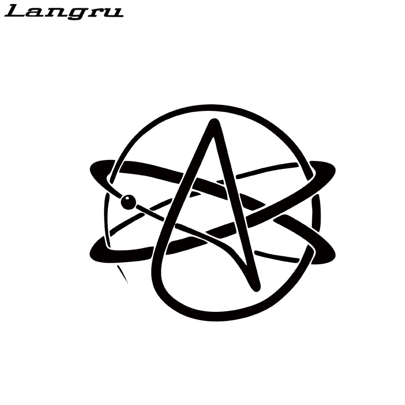 Langru Cool Graphics символ атеиста атеизма наклейка на окно автомобиля для грузовика