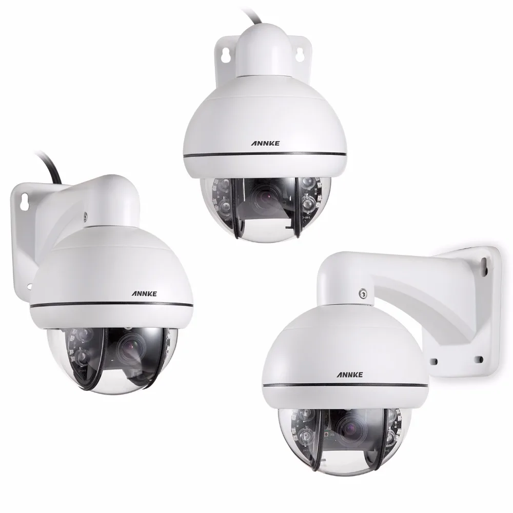ANNKE HD 720P Mini 3X Zoom PTZ IR камера ночного видения с защитой от атмосферных воздействий