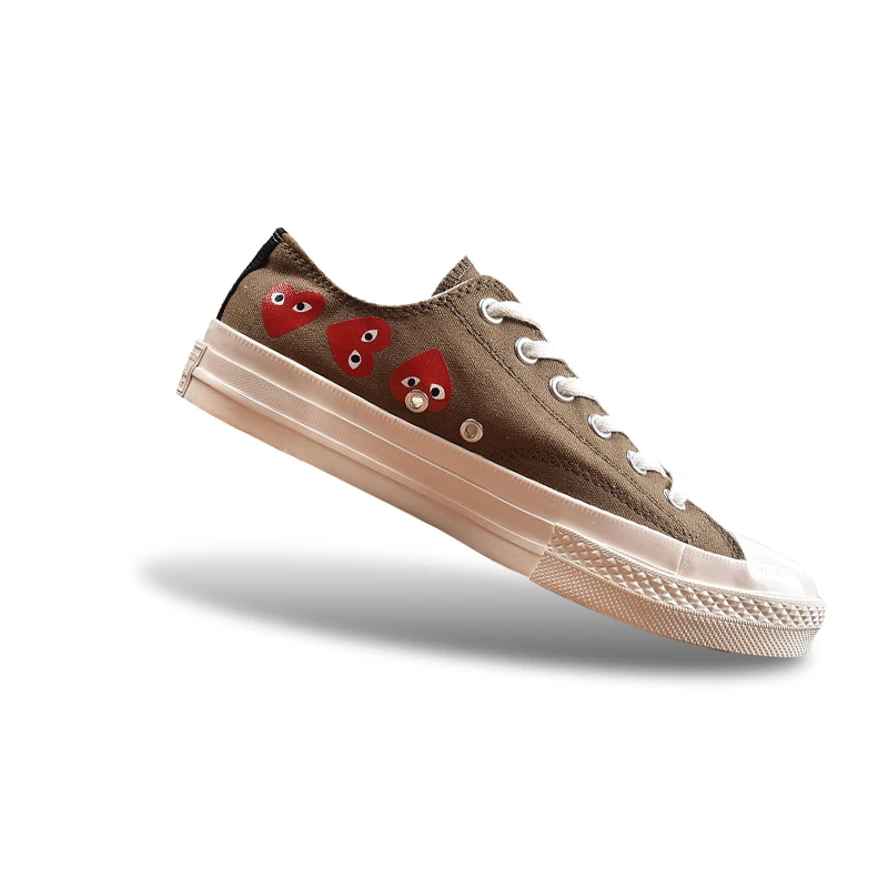 Converse CDG X 1970 s HiOX 18SS бадминтон обувь Спортивная Серый Аутентичные для Для мужчин и