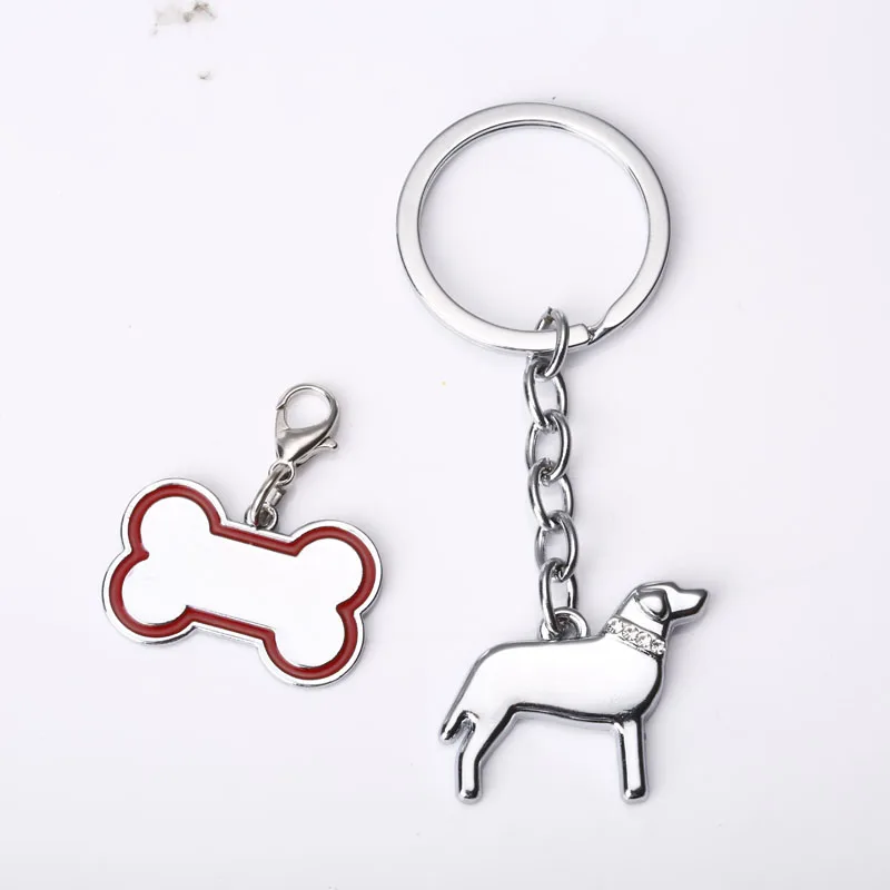 Креативные брелоки милые далматинские брелки с собаками цепочка для ключей