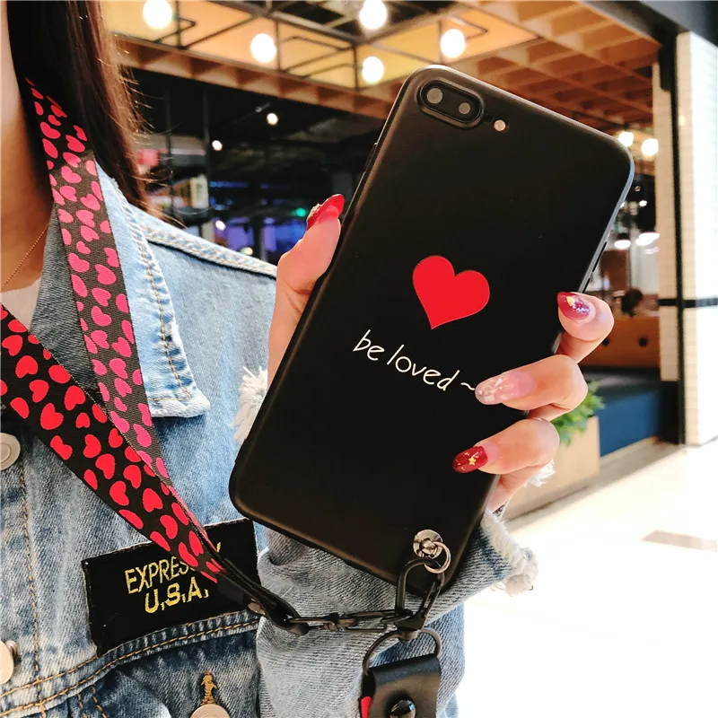 Телефон сумка для Iphone 7 8 Plus x 6s 6 быть любимым выбивает из мягкого ТПУ Силиконовый
