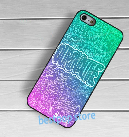 O2L наш второй жизни коллаж рисунок телефон дело чехол для samsung galaxy s3 s4 s5 s6 s7 край