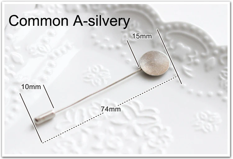 common A silvery 2 шт Серебряный тон Лист груша безопасные булавки нержавеющая сталь брошь ювелирные изделия безопасные булавки брошь ремесло для DIY Швейные Инструменты Аксессуары - Цвет: common A silvery