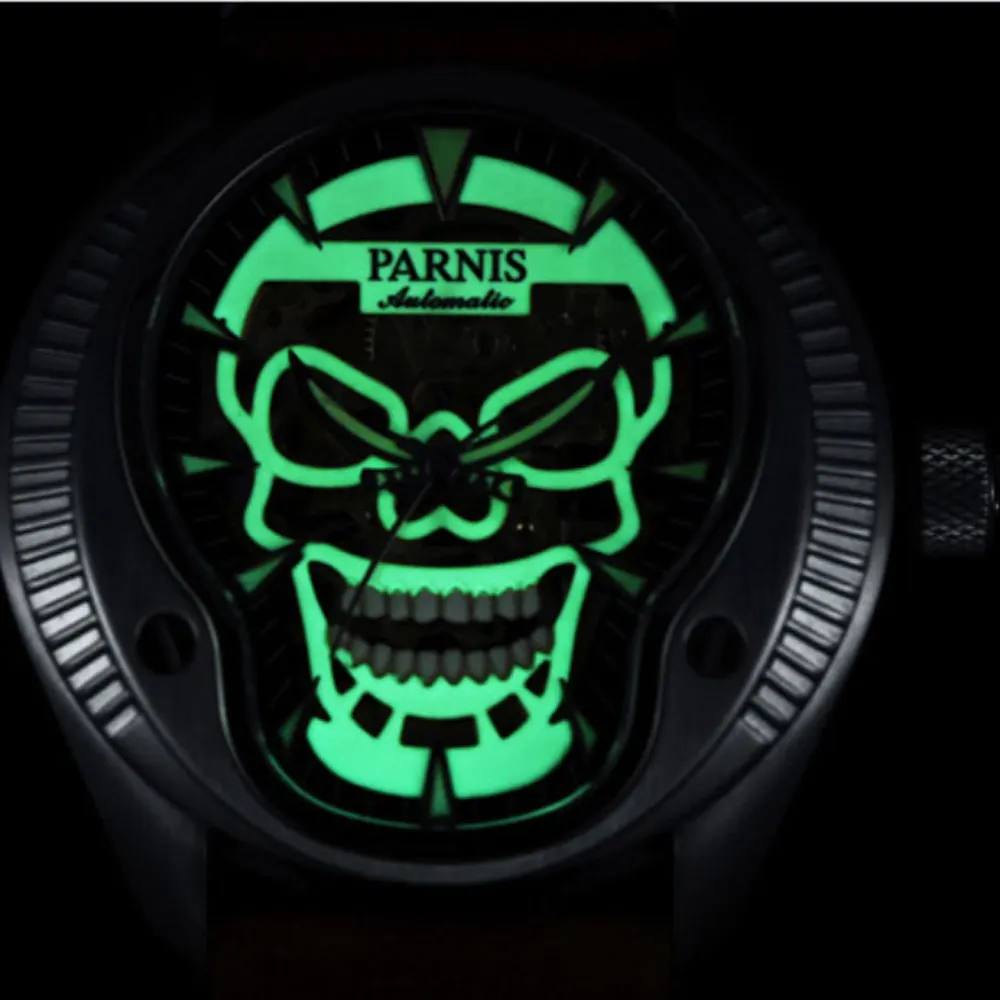 Мужские часы скелетоны из сапфирового стекла 43 мм|watch brand|watch brand menwatch men |