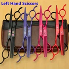 Ножницы Парикмахерские, 6,0 дюймов, с фиолетовым драконом, для левой руки