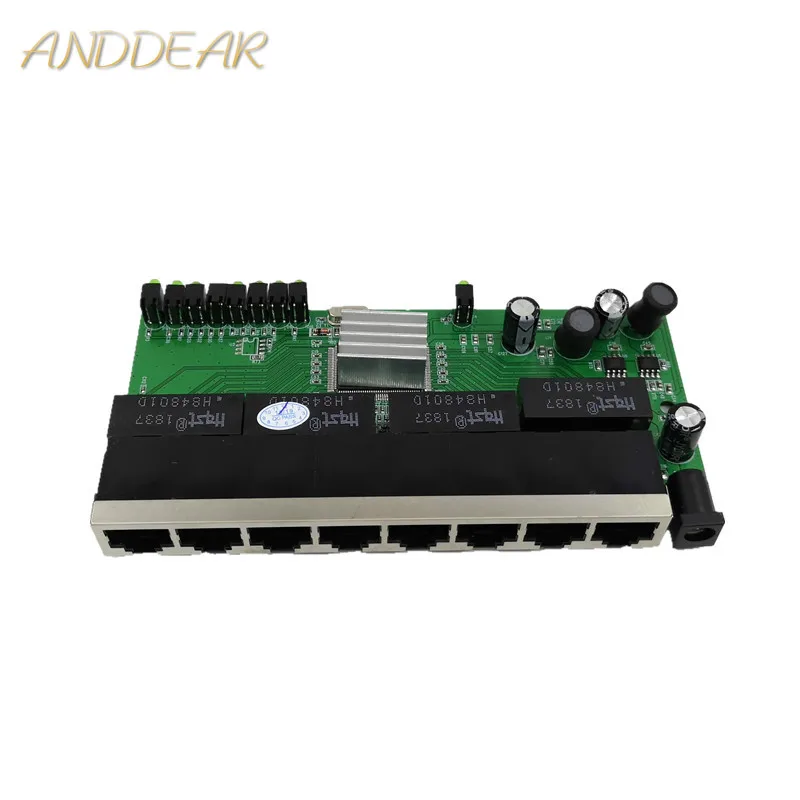 OEM новая модель 8 портовый гигабитный модуль коммутатора Настольный RJ45 Ethernet