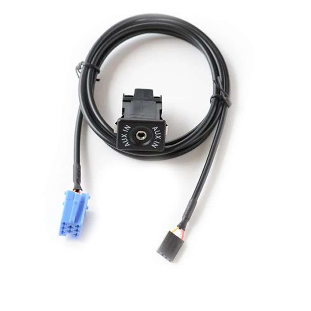 Aux кабель Biurlink 8 контактный порт переходник для Volkswagen VW Passat POLO Bora|cable iso|iso 8pinaux cable
