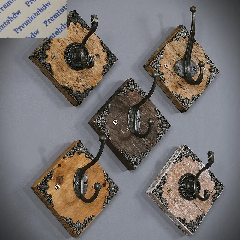 2 шт./лот настенный Классический Крючок для шляпы или куртки шкаф халат женское