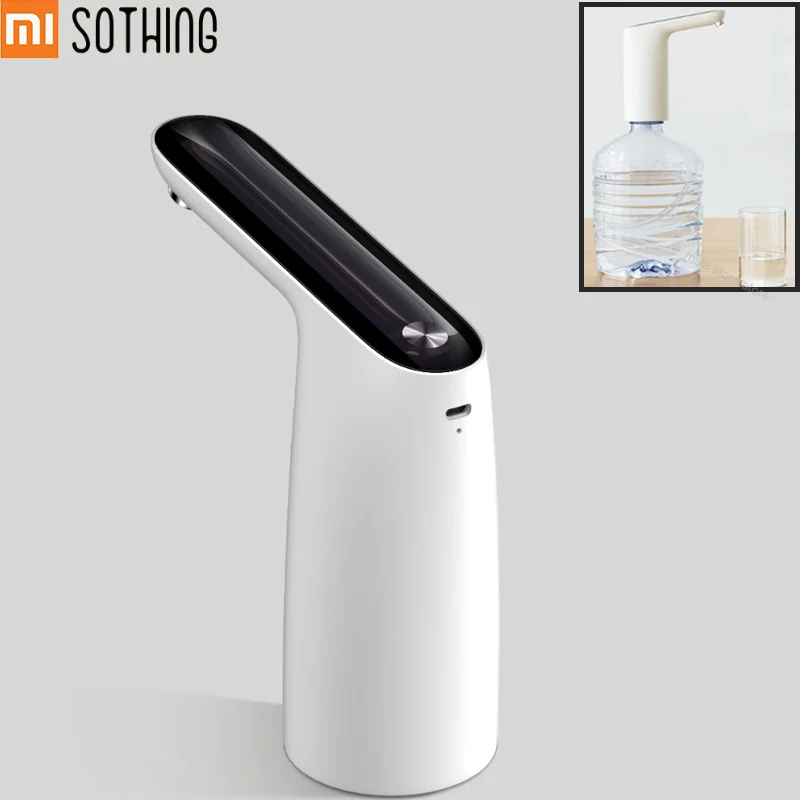 Xiaomi SOTHING автоматический USB мини сенсорный выключатель водяной насос беспроводной Перезаряжаемый Электрический диспенсер водяной насос с usb-кабелем