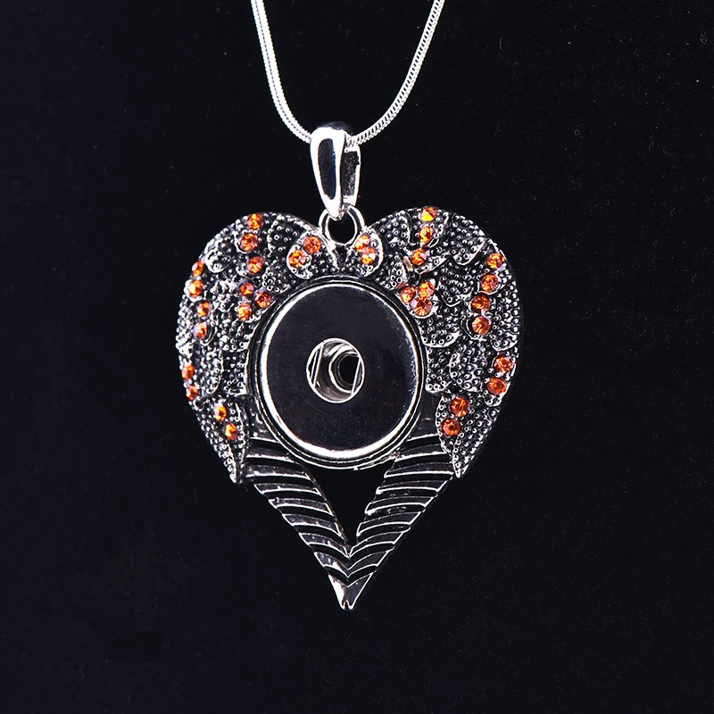 Оптовая продажа новое модное ожерелье в форме сердца из сплава подвеска