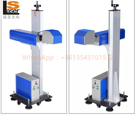 Заводская Прямая Цена CO2 Летающий лазерный маркировочный станок для серийных