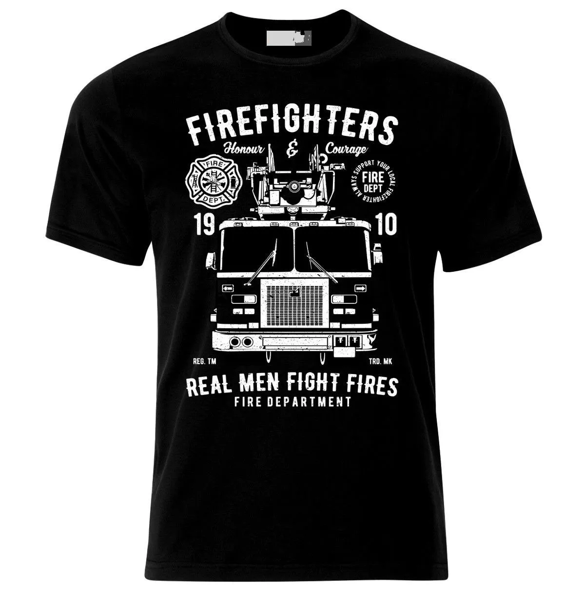 Пожарная пожарная машина Feuerwehrmann футболка | Мужская одежда