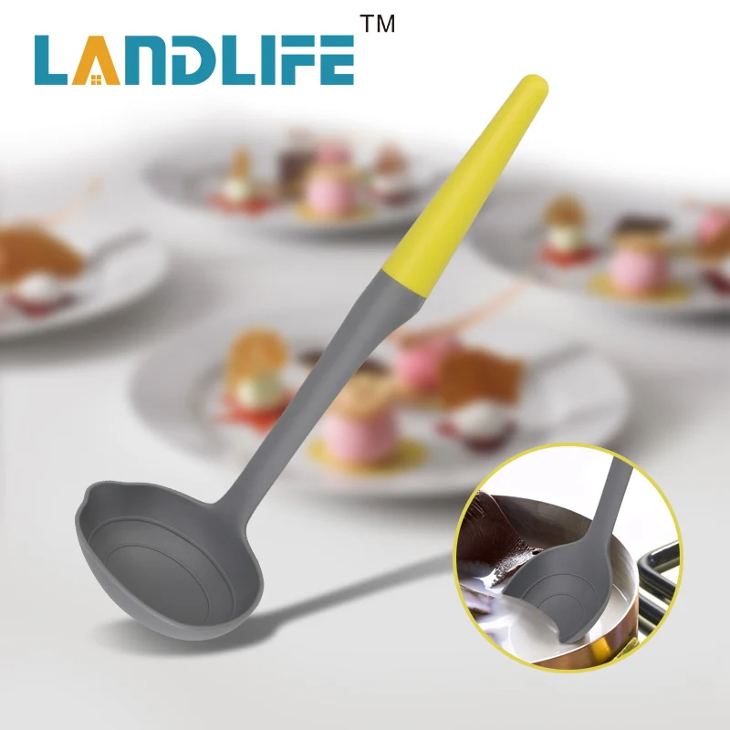 Landlife силиконовый половник суповая ложка Тернер кухонная посуда столовая