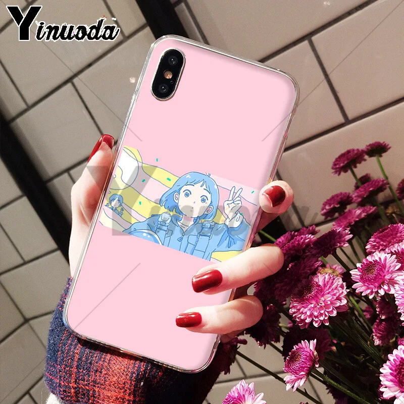 Мягкий чехол Yinuoda из тпу для iPhone 8 7 6 6S Plus X XS max 10 5|Бамперы| |