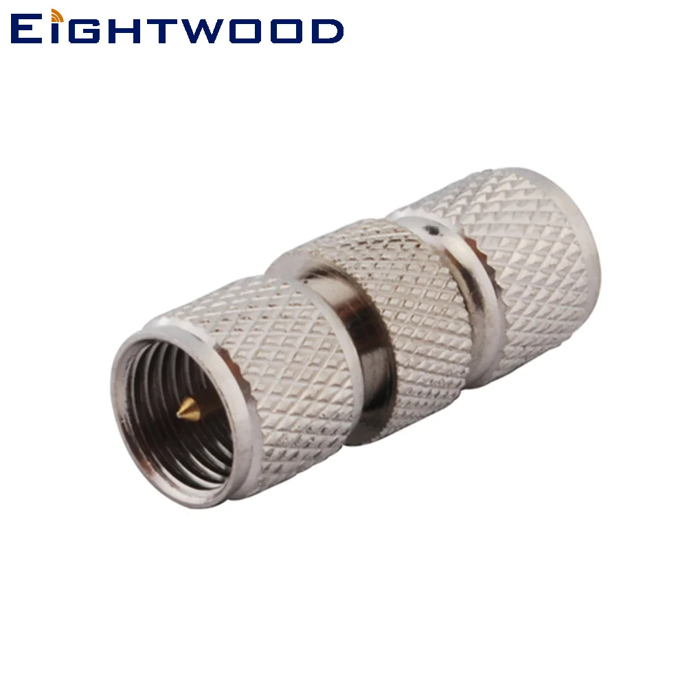 Eightwood 5 шт Mini UHF Автомобильная радиоантенна коаксиальный адаптер штекер к PL259 RF
