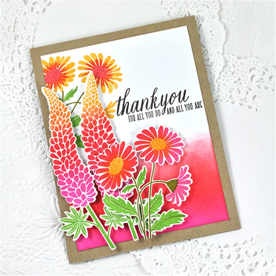 DiyArts цветок Избранное металлические режущие штампы трафареты для DIY Скрапбукинг