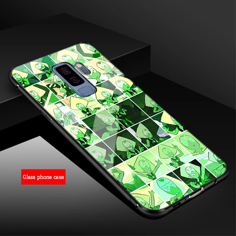 Чехол для телефона из закаленного стекла STEVEN UNIVERSE PERIDOT Samsung Galaxy S8 S9 S10 PLUS A6 A6S A8 A8S J6 J8