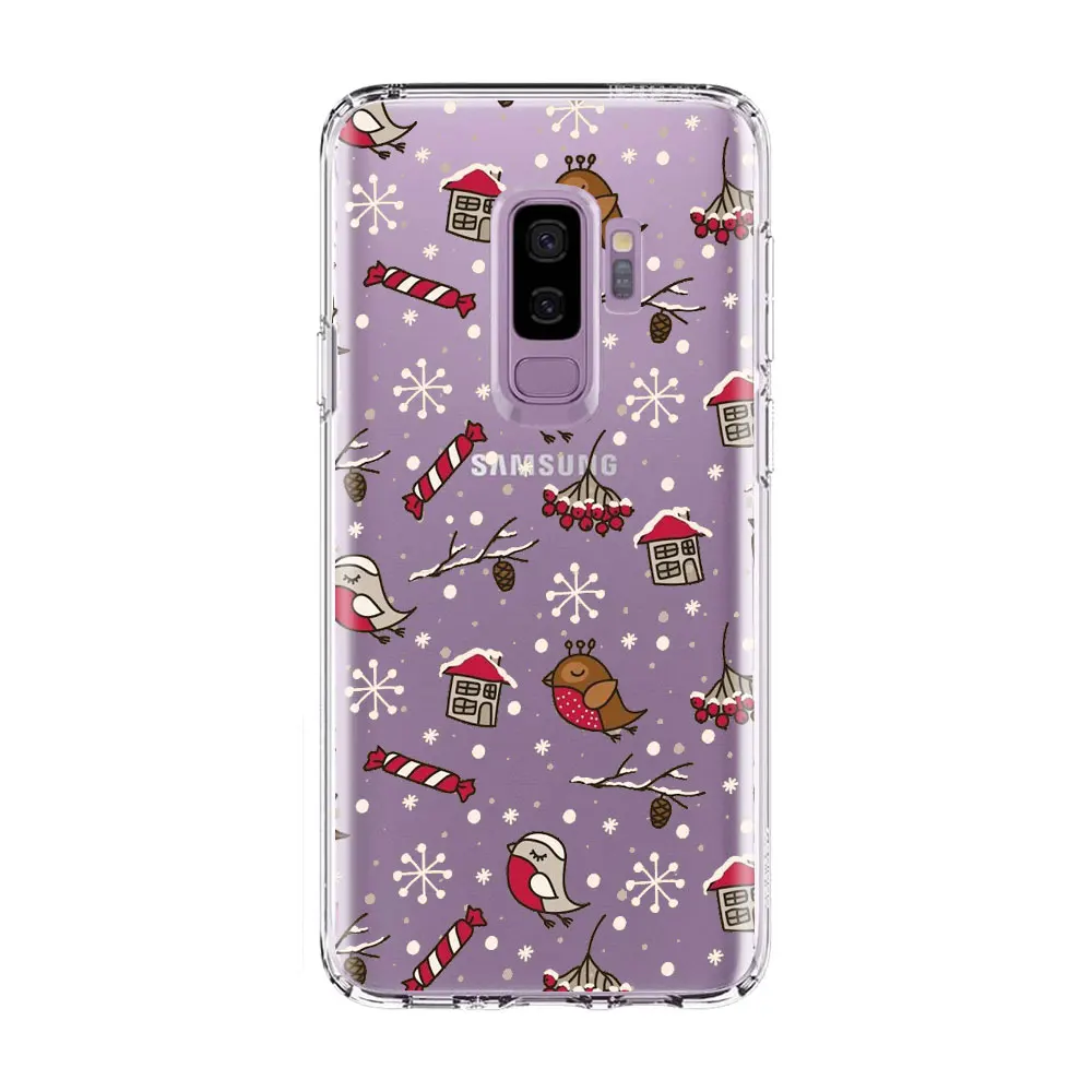 TPU D1889 Чехол для телефона на год, Рождество, Санта Клаус, лось, влюбленный снеговик, чехол для телефона, для samsung S10, S9, S8 PLUS, A30, A50, A70, S10E, A6,, s6, s7 edge, TPU - Цвет: TPU D1889