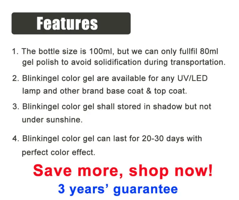 Сладкий розовый цвет Гель лак 80 мл гель лаки blinkingel Лаки для ногтей Vernis а Ongle smalto