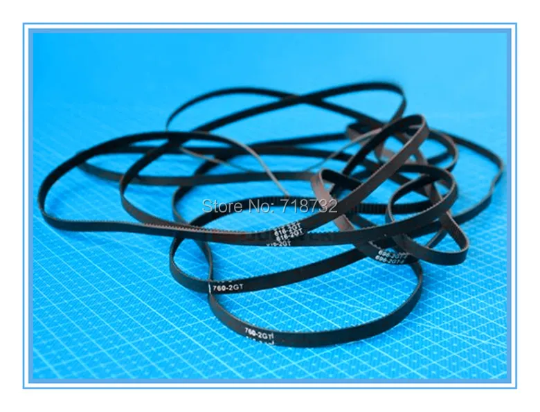 

500-2GT-6 round timing belt 500mm length GT2 6mm width 5pcs free shipping