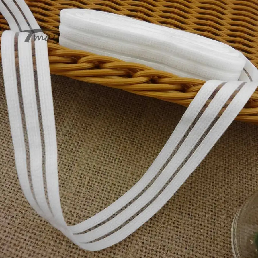 1202 Optical White 1202 индивидуальный бюстгальтер с бретельками и вырезами, кружевная Эластичная отделка, 4 ярдов/партия, аксессуары для бюстгальтера, одежда, нижнее белье, повязка на голову - Цвет: 1202 Optical White