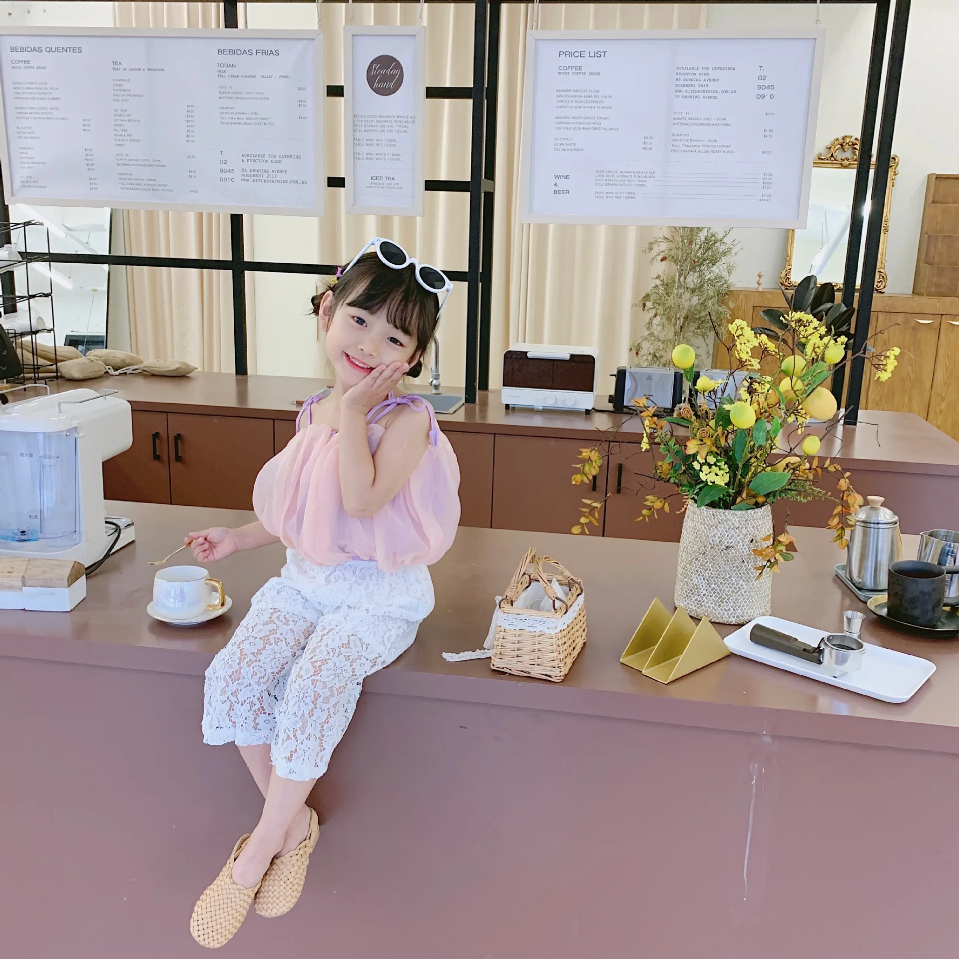 Летние модные кружевные штаны для девочек 2019 Детские Модные Двухслойные