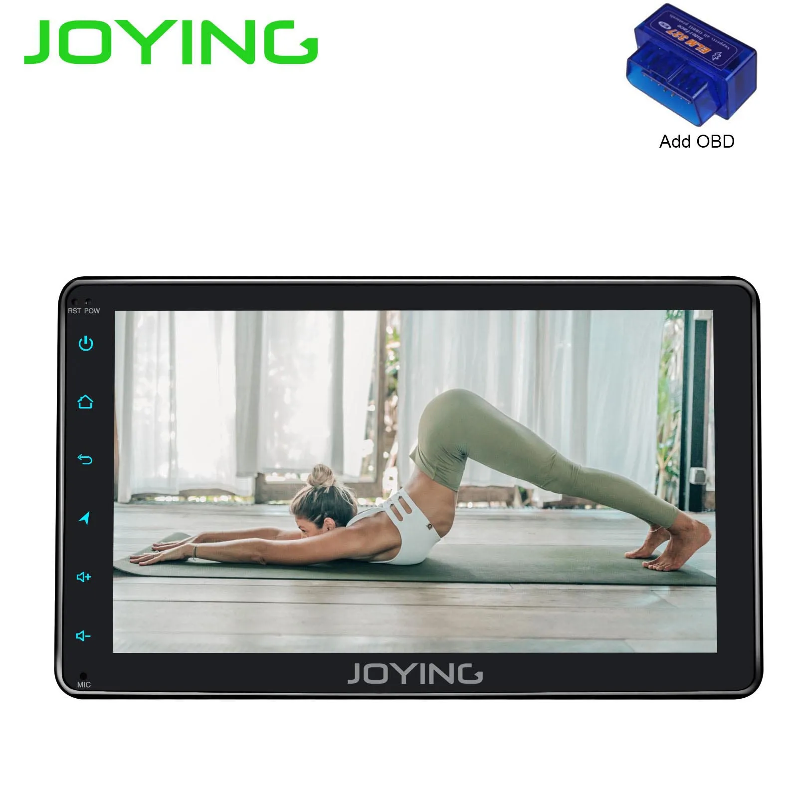 Add OBD Joying " один Din Восьмиядерный 4 Гб+ 64 Гб 1,8 ГГц Android 8,1 Автомагнитола стерео головное устройство gps; Мультимедийный проигрыватель Встроенный 4G модем DSP - Цвет: Add OBD