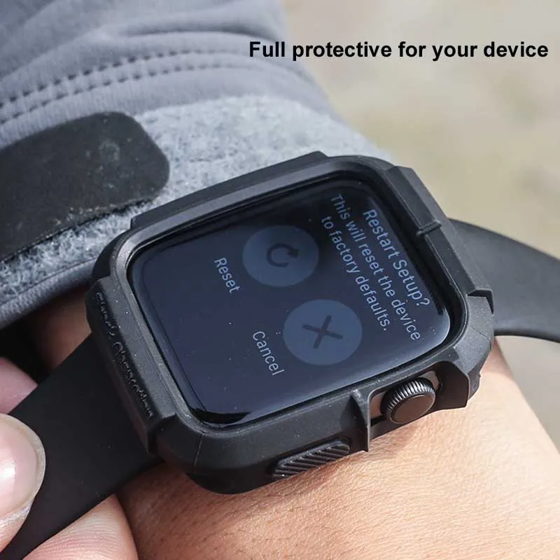 Fatbear Outdoor Rugged Shockproof Armor Protective Skin Case Cover For Apple Watch SE/6/5/4/3/2 38mm 40mm 42mm 44mm