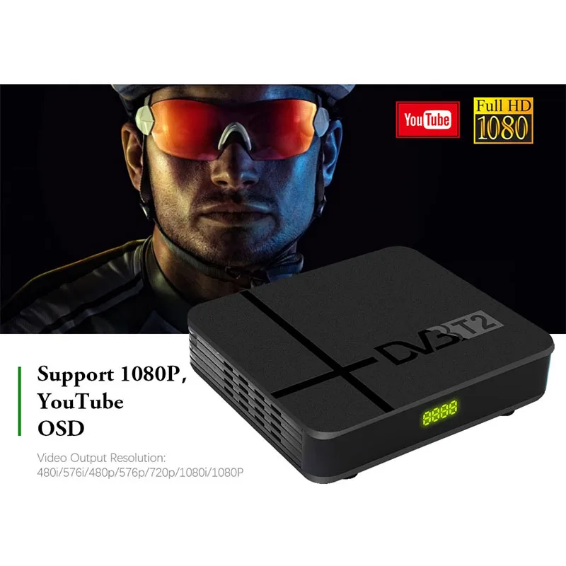 ТВ тюнер K2 Max DVB T2 с поддержкой IP TV H.265 RJ45 сетевой спутниковый приемник Full HD