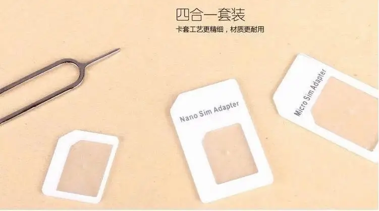 5 шт./лот 4 в 1 многофункциональные Адаптеры Nano Sim карты + Micro подставка SIM и