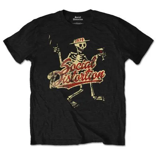 Новинка 2018 Social Distortion Винтажная Футболка 1979 NUOVO E ORIGINALE хипстерские крутые топы с