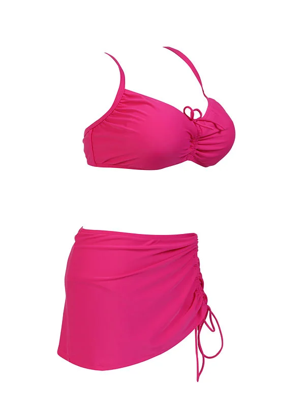 Европейский женский купальник Танкини большого размера с высокой талией большие