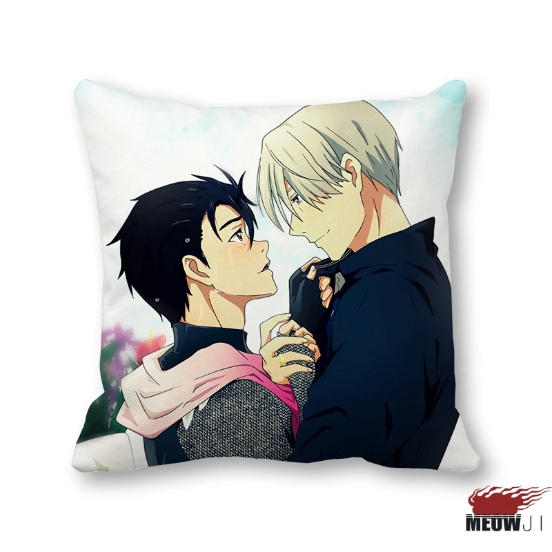 Q Чехол-наволочка для подушки с рисунками из аниме "Yuri on Ice", разные размеры - Цвет: Q