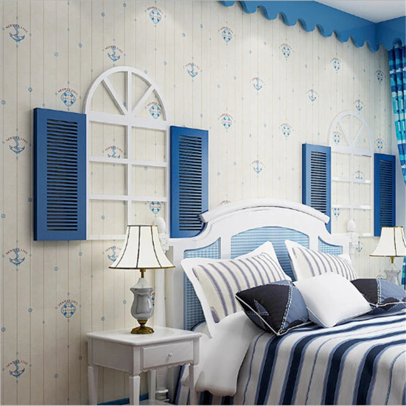 Обои для детской комнаты в средиземноморском стиле навигационные обои мальчиков