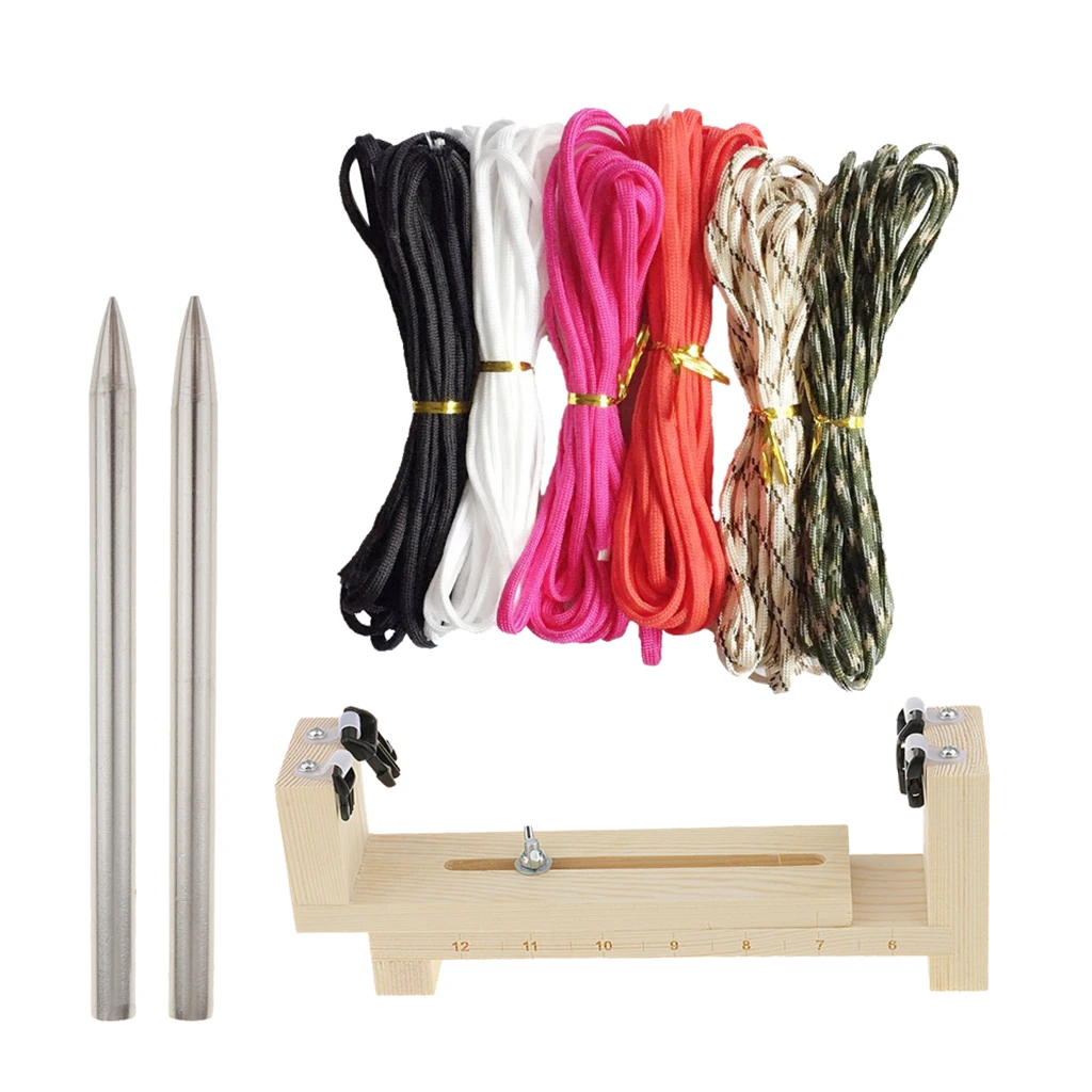 1 Set DIY Jig Paracord Bracelet Maker Weaving Tool Parachute Cord Needles Buckles Kit | Украшения и аксессуары